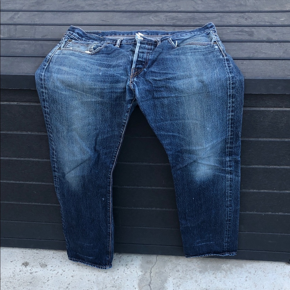 Ralph Lauren double RL selvedge jeans used conditions 36/33
